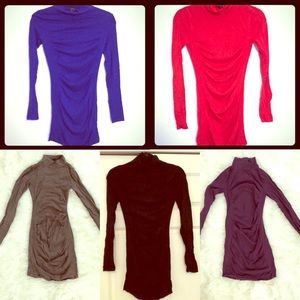 *LOT* 5 Express Mock Neck Sweater Dress